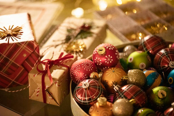 istock Preparations to decorate the Christmas tree 1287912682