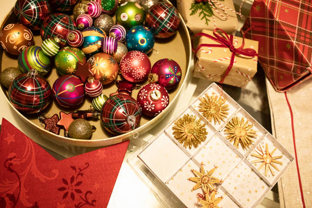 istock Preparations to decorate the Christmas tree 1287914458