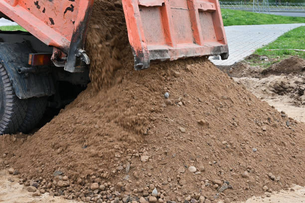 istock The earth spills out from the dump truck 1287930770
