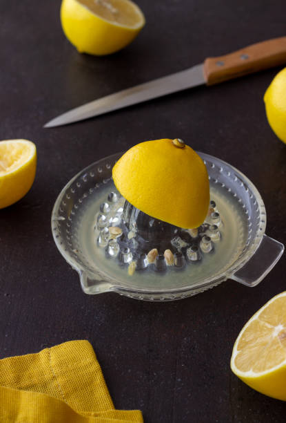 istock Freshly squeezed lemon juice. Diet. Healthy eating. Vegetarianism. 1287945230