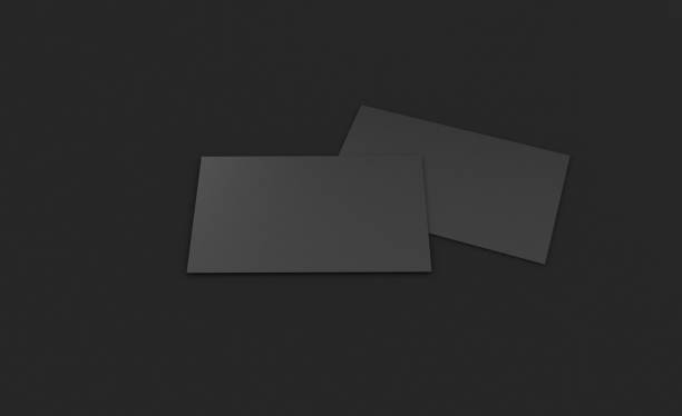 istock Minimal Business card 3d rendering for graphic design. 1287953538