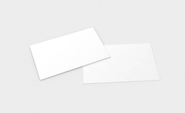 istock Minimal Business card 3d rendering for graphic design. 1287953569