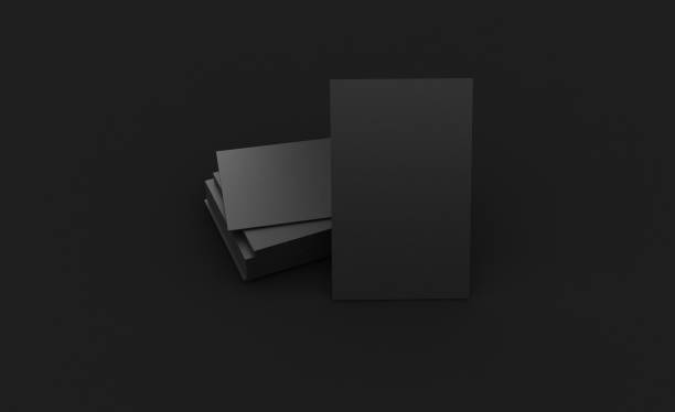 istock Minimal Business card 3d rendering for graphic design. 1287953575