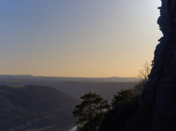 istock Enjoy the view over the beautiful saxony landscape 1287966198