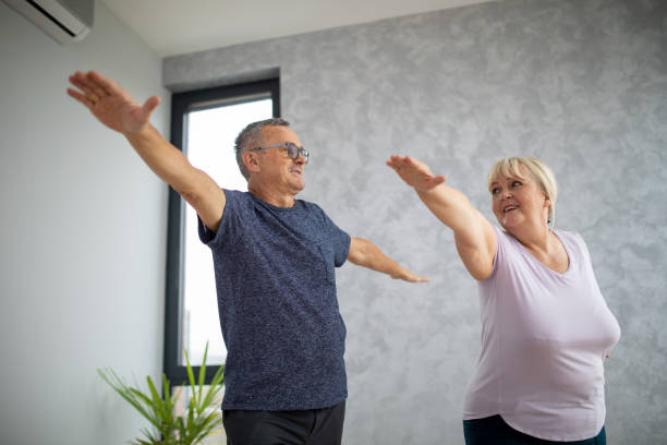 istock Yoga at Home 1287975336
