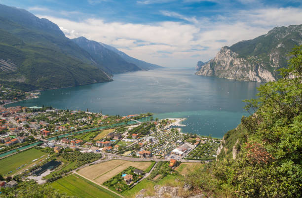 istock The Torbole with the Lago di Garda lake. 1287983535