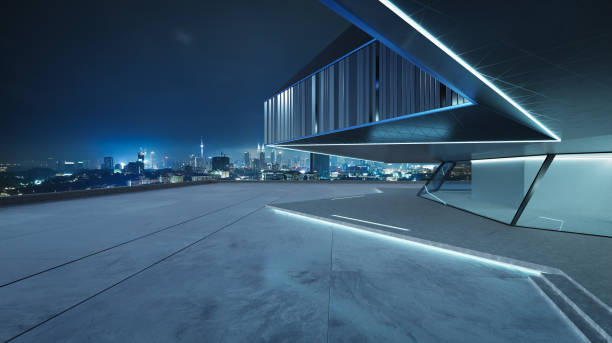 Steel and glass modern building exterior