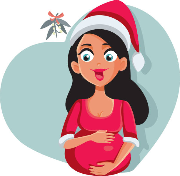 Cartoon Of A Pregnant Belly Funny Illustrations, Royalty-Free Vector  Graphics & Clip Art - iStock