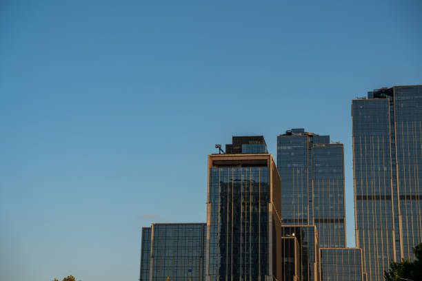 istock Facade of the modern architecture in Shanghai 1288028853
