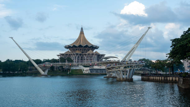 istock Dewan Undangan Negeri Sarawak at Kuching Waterfront. 1288037089