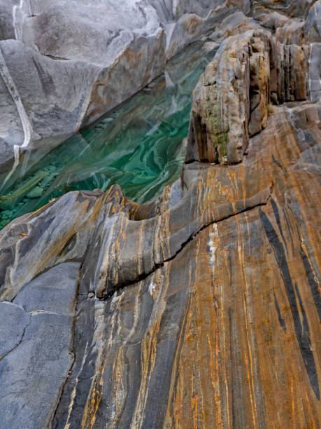 istock Rock carvings in gneiss rock 1288051902