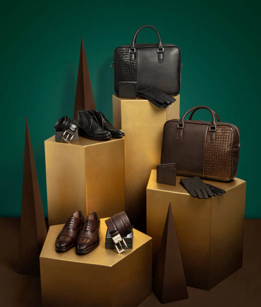 istock Still life of  personal accessories for gift ideas isolated on green background 1288052530