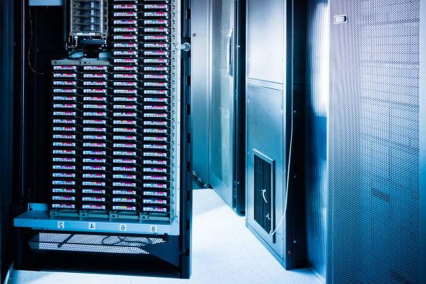 istock an opened door of data center cabinet 1288055125