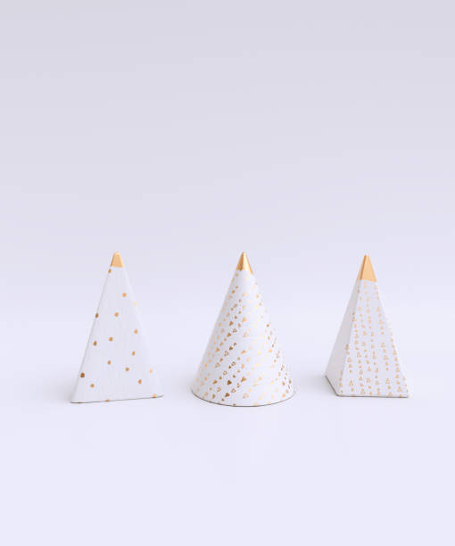 istock Abstract Christmas tree Christmas mood concept. New Year Holiday minimal background. Hello December. 3d rendering 1288057866