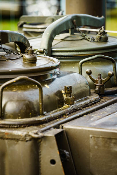 istock Field kitchen for cooking camp food. 1288060477