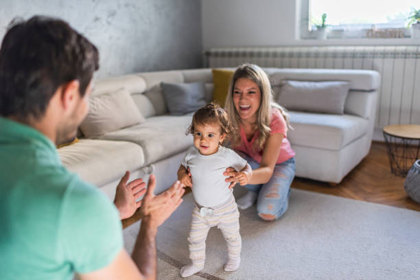 istock First steps of our baby 1288061215