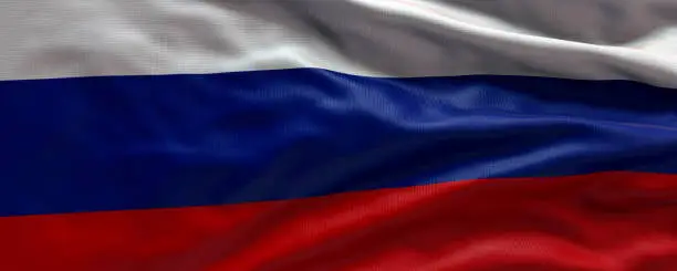 Photo of Waving flag of Russia - Flag of Russia - 3D flag background