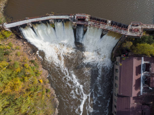 istock Draining water from the hydroelectric dam 1288063516