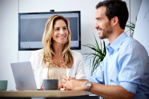 istock Coworkers working in the office 1288064429