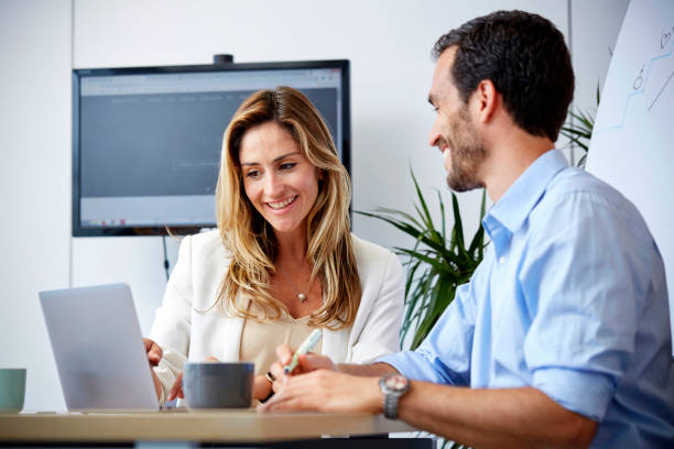 istock Coworkers working in the office 1288064435
