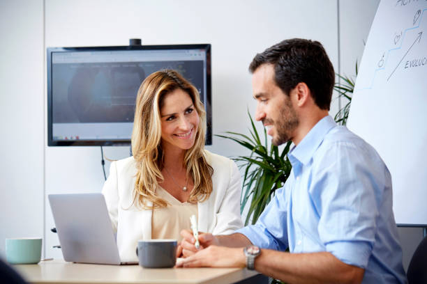 istock Coworkers working in the office 1288064553