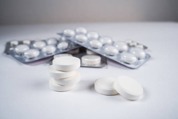 istock A lot of pills on the white background. 1288065398