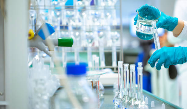 istock Coronavirus vaccine development in a pharmacy  laboratory, chemistry concept 1288066422