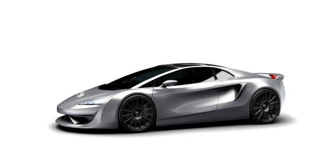 istock gray sportscar side view isolated on white 1288067878