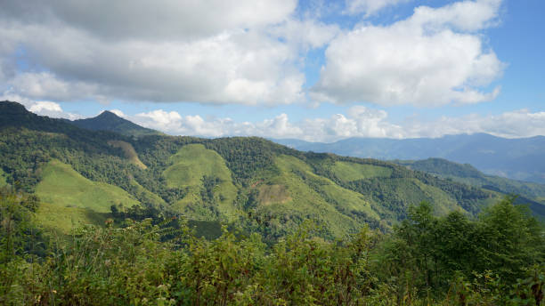 istock Landscape mountain and hill in NAN Thailand . 1288072036