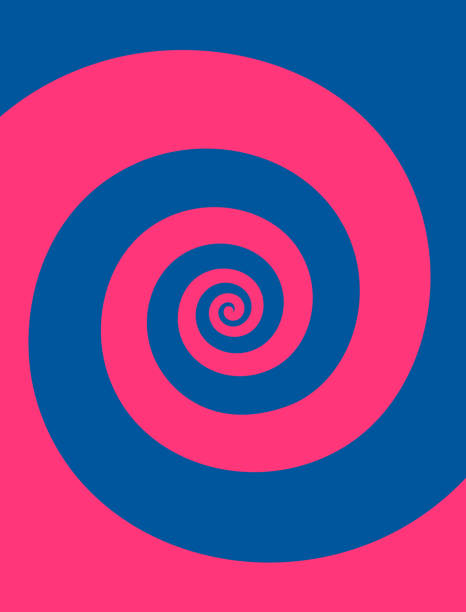 Wave Spiral Background Spiral wave background concentric curve zoom abstract. red spiral background stock illustrations