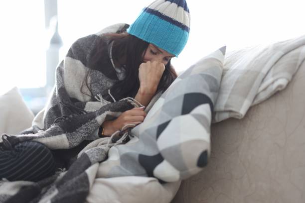 istock Person on self-isolation at home. 1288081629