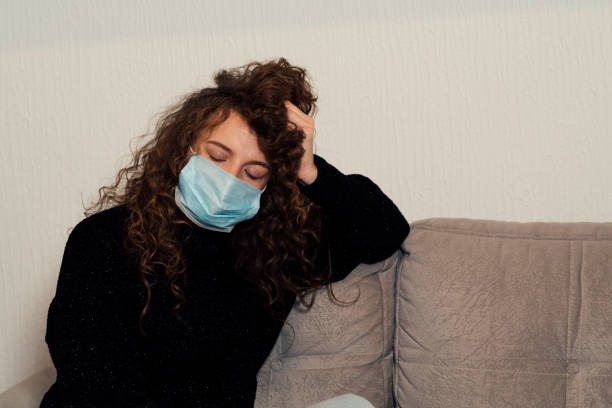 istock Young women felling sick 1288091627
