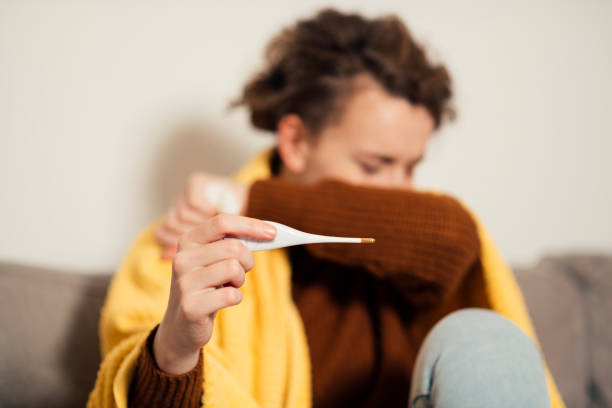 istock Young women felling sick 1288094138