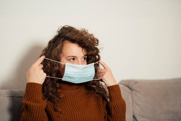 istock Young women felling sick 1288094188