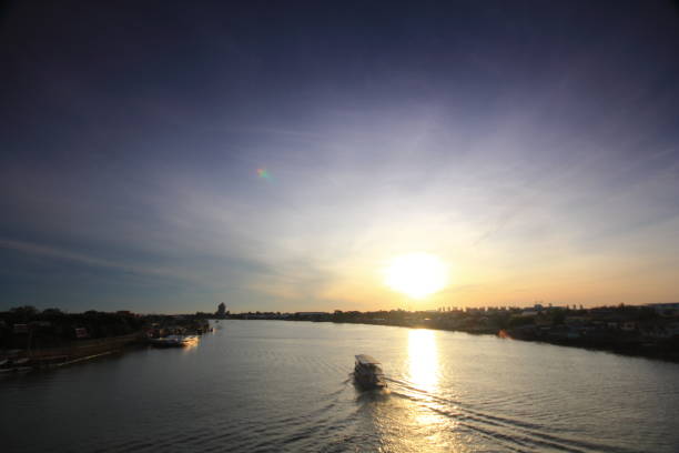 istock Sunrise on a river in Thailand 1288098877