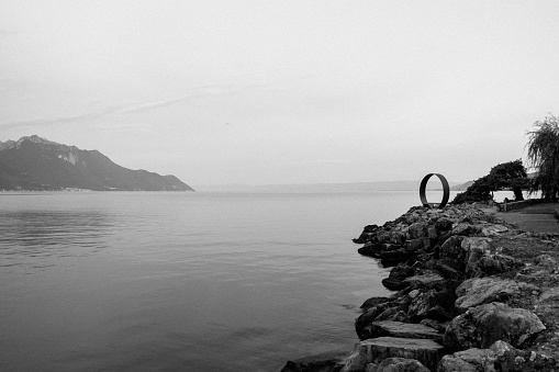 Lake Geneva in the early morning