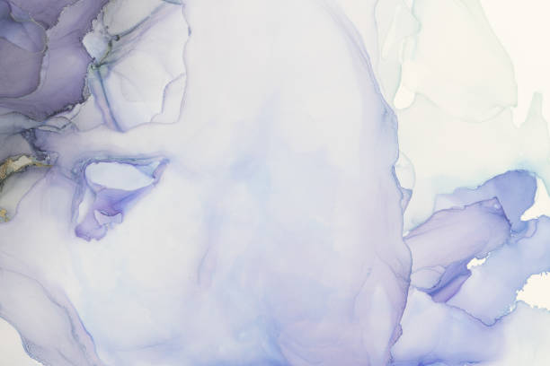 istock Abstract blue Ink background. Alcohol Ink art. 1288107277