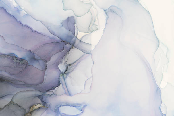 istock Abstract blue Ink background. Alcohol Ink art. 1288107278