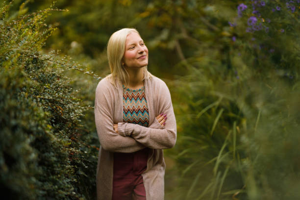 istock Woman in garden 1288107509