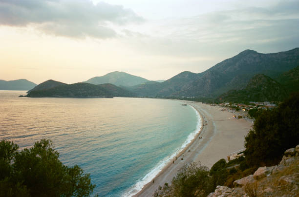 Scenic view of Mediterranean coast in Turkey
