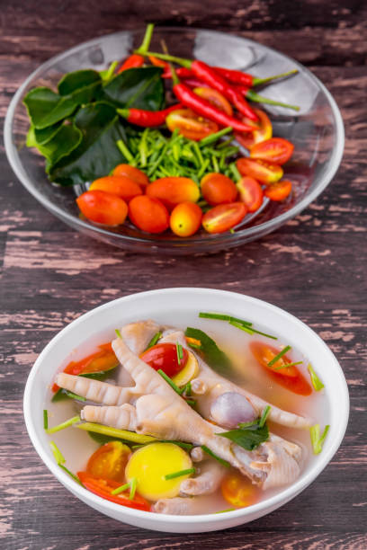 istock Chicken feet spicy soup 1288113258