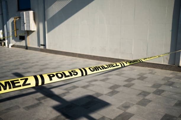 istock Safety barricade tape 1288114687