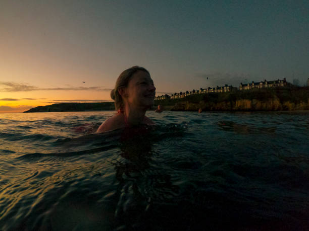 istock Morning Swim in the Sea 1288118509
