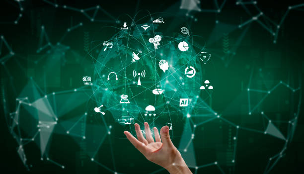 istock Advanced communication and global internet network connection in smart city 1288118702