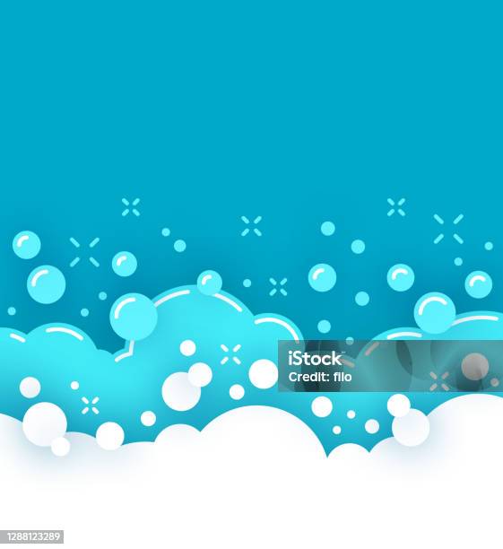 Bubbles Soap Cleaning Abstract Achtergrond Stockvectorkunst en meer beelden van Bel - Vloeistof - Bel - Vloeistof, Bellenblaas, Schoonmaken
