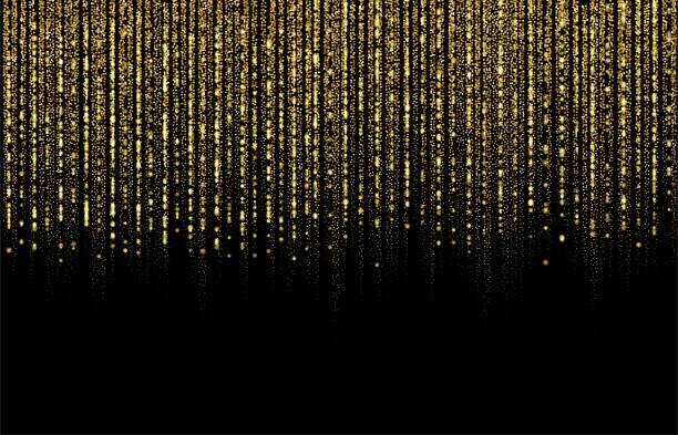 istock curtain of golden particles on a black background 1288125616