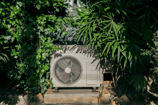 Thailand, Heat - Temperature, Air Conditioner, Apartment, Appliance stock photo