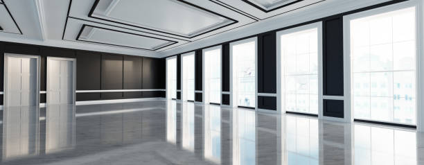 istock Classic empty interior apartment. Real estate. 1288130560