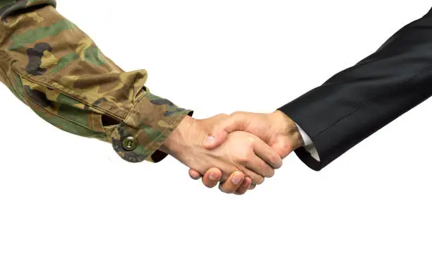 Photo of business handshake