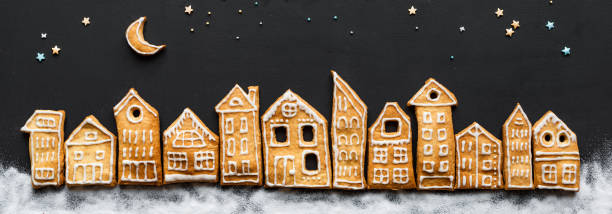 istock Christmas Cookies Village 1288139363